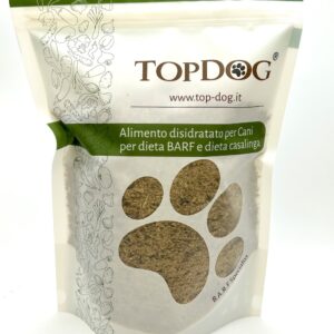 trippa verde essiccata per cani polvere